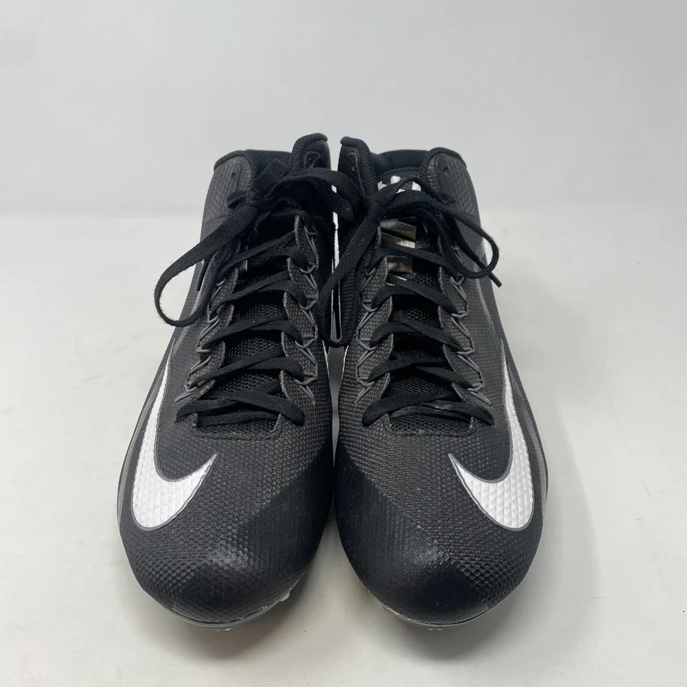 Nike Alpha Pro 2 Mid TD Football Cleats 719927-010‎ MSRP $95 Men's Size 15